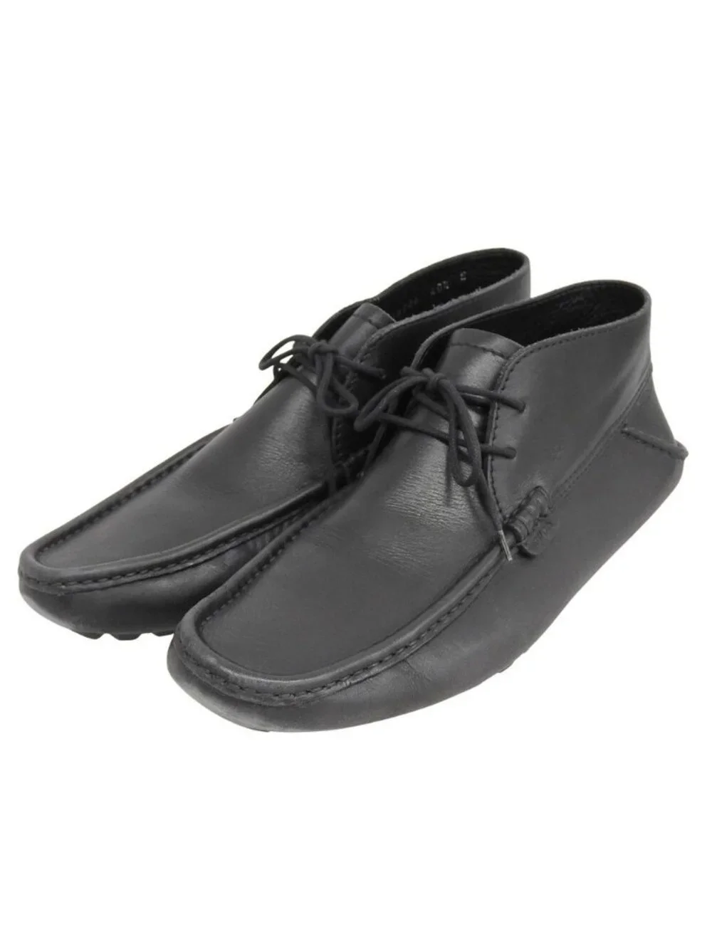 Gucci Leather Driving Shoes Black